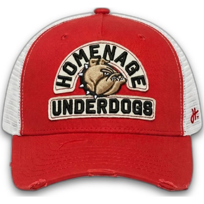 homenage-underdogs-the-trucker-red-and-white-trucker-hat homenage-underdogs-the-trucker-red-and-white-trucker-hat