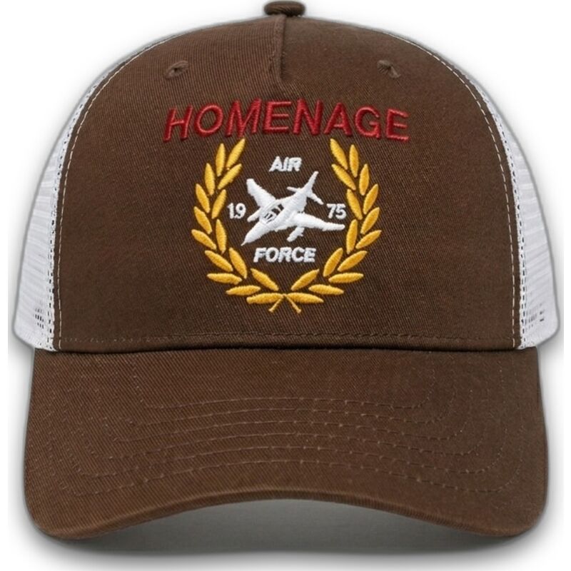 homenage-jet-military-surplus-the-trucker-dark-brown-and-white-trucker-hat