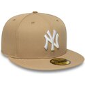 mutsid-lame-pruun-reguleeritav-claro-59fifty-league-essential-new-york-yankees-mlb-new-era