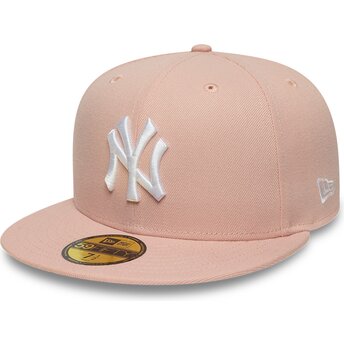 Cap lame pink ajustada 59FIFTY League Essential New York Yankees MLB New Era