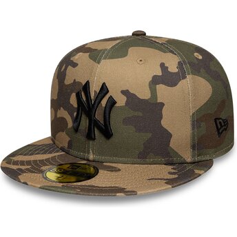 Cap lame camouflage ajustada negro 59FIFTY Camo New York Yankees MLB New Era