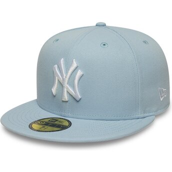 Cap lame blue ajustada claro 59FIFTY League Essential New York Yankees MLB New Era