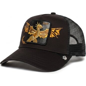 Goorin Bros. Dragon Wings Fury The Farm Black Trucker Hat