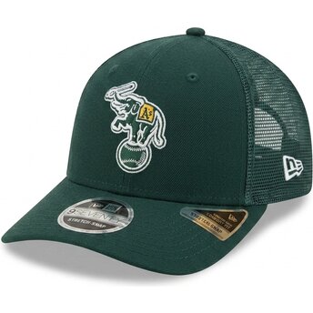 Mütsid kumer roheline snapback 9SEVENTY Stretch Snap Evergreen Oakland Athletics MLB New Era