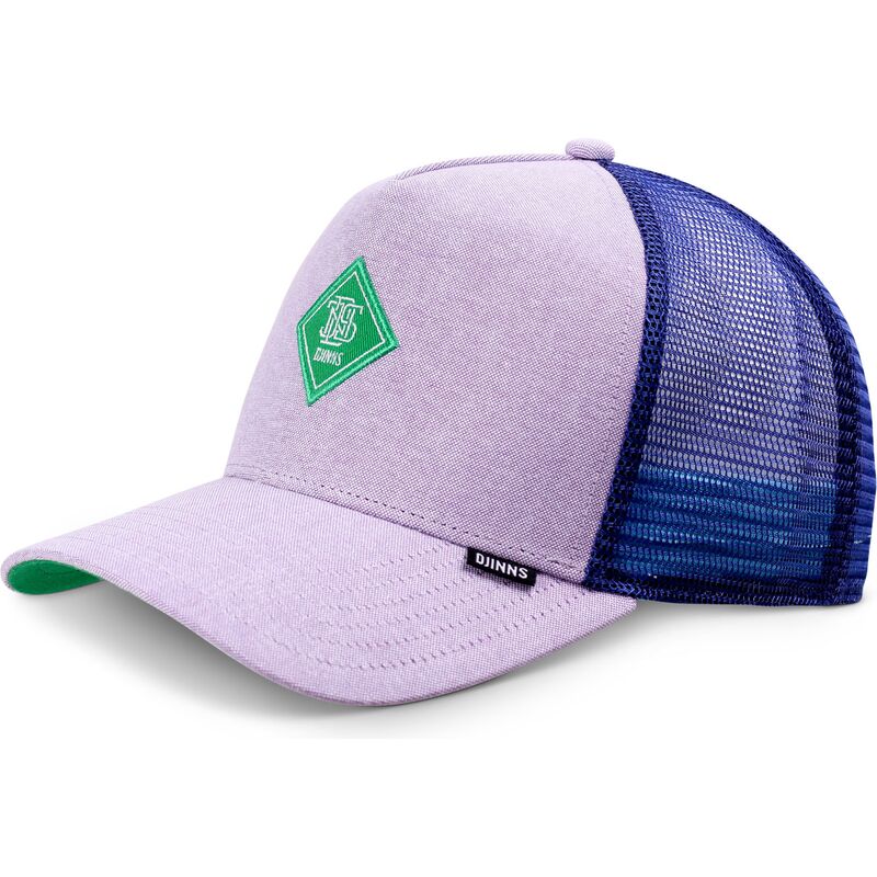 djinns-green-logo-hft-oxfordcontra-purple-trucker-hat