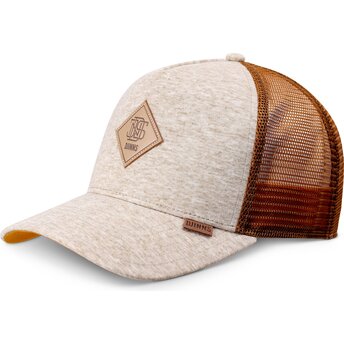 Mütsid kumer veok beež snapback marrón HFT ColourMelange Djinns