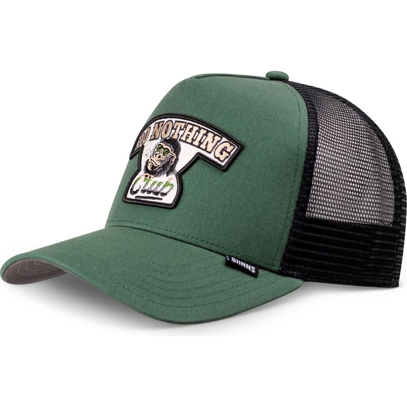 djinns-hft-do-nothing-club-gorilla-green-and-black-trucker-hat