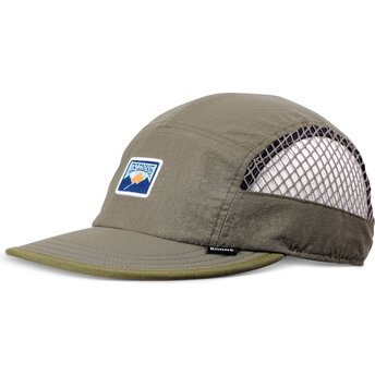 Djinns Flat Brim Soft BigNet Mountain Green Adjustable Trucker Hat