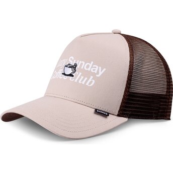Mütsid kumer veok beež snapback marrón HFT Guy in a Cup Djinns