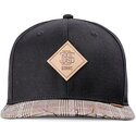 djinns-flat-brim-crinklecheck-rev-black-and-grey-snapback-cap