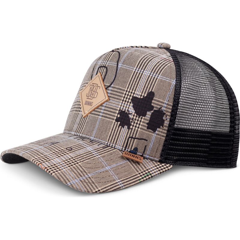 djinns-hft-crinklecheck-grey-and-black-trucker-hat