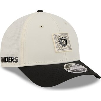 Cap kumer beige snapback 9FORTY M-Crown Training Pack 2026 Las Vegas Raiders NFL New Era