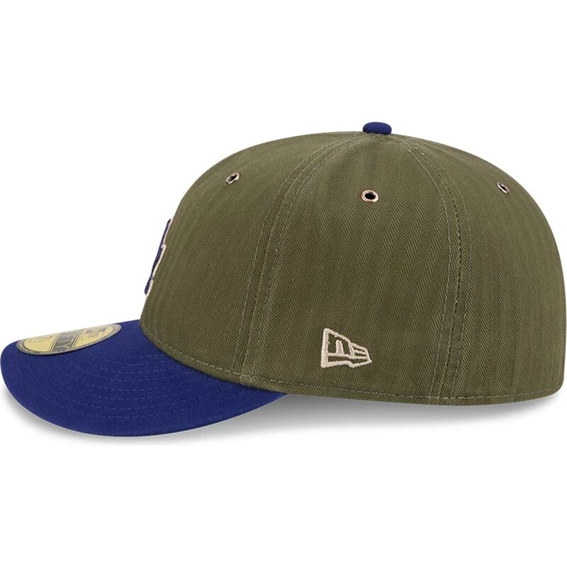 mutsid-kumer-roheline-reguleeritav-59fifty-pre-curved-american-herringbone-los-angeles-dodgers-mlb-new-era