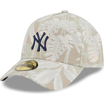 Cap kumer beige ajustada 59FORTY A Frame Leafy Palm New York Yankees MLB New Era