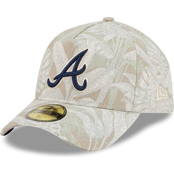 Cap kumer beige ajustada 59FORTY A Frame Leafy Palm Atlanta Braves MLB New Era