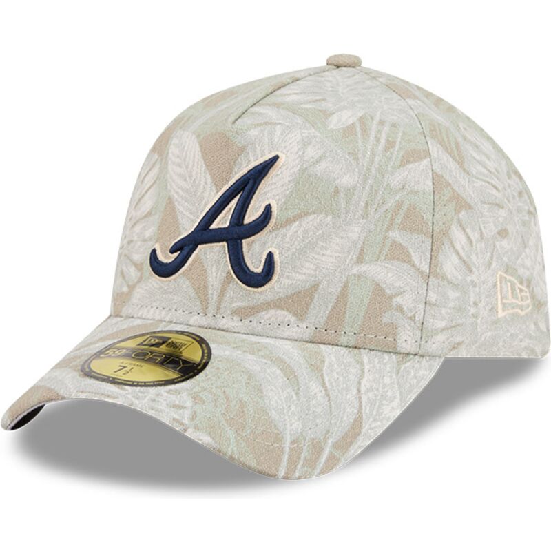new-era-curved-brim-59forty-a-frame-leafy-palm-atlanta-braves-mlb-beige-fitted-cap
