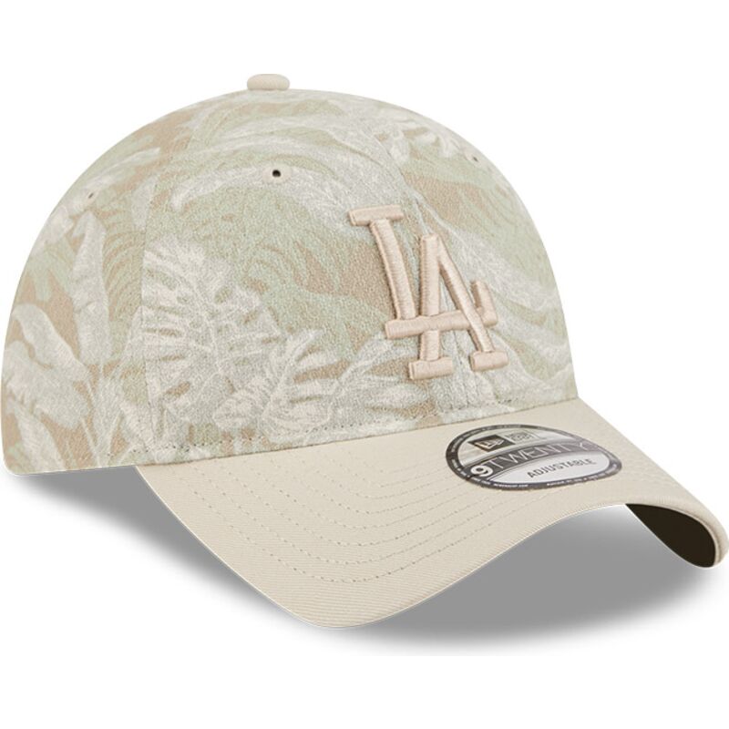 mutsid-kumer-beez-reguleeritav-9twenty-leafy-palm-los-angeles-dodgers-mlb-new-era