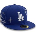 new-era-flat-brim-59fifty-zodiac-los-angeles-dodgers-mlb-blue-fitted-cap