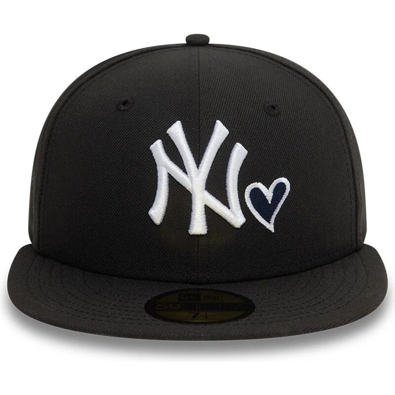 new-era-flat-brim-59fifty-heart-icon-new-york-yankees-mlb-black-fitted-cap