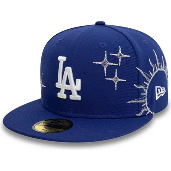 Mütsid lame sinine liibuv 59FIFTY Zodiac Los Angeles Dodgers MLB New Era