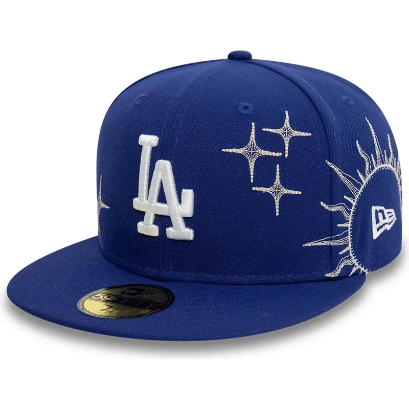 new-era-flat-brim-59fifty-zodiac-los-angeles-dodgers-mlb-blue-fitted-cap
