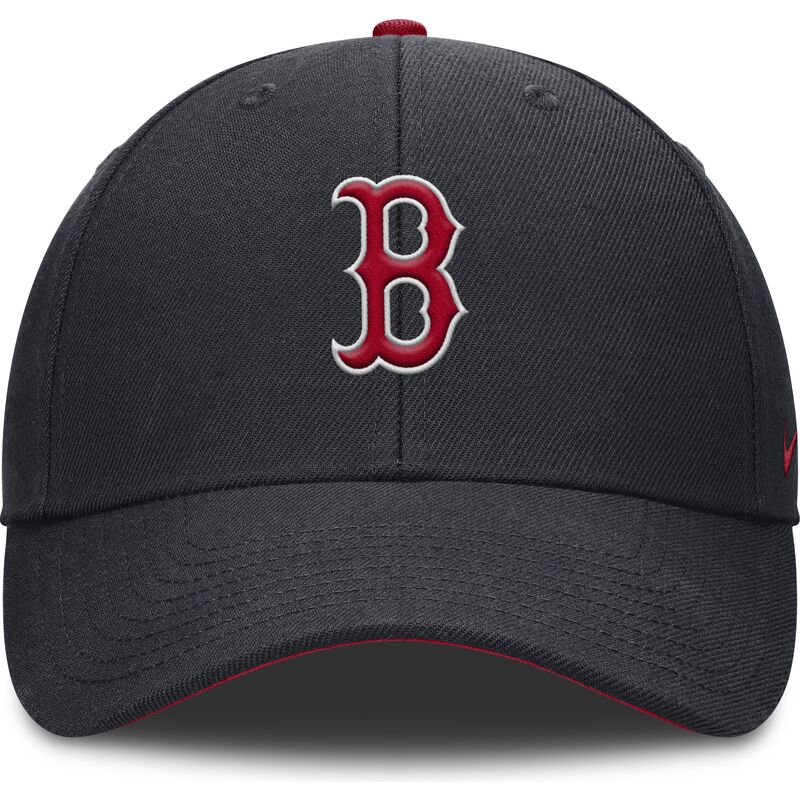 cap-kumer-navy-blue-adjustable-strap-lastele-dri-fit-club-structured-boston-red-sox-mlb-nike
