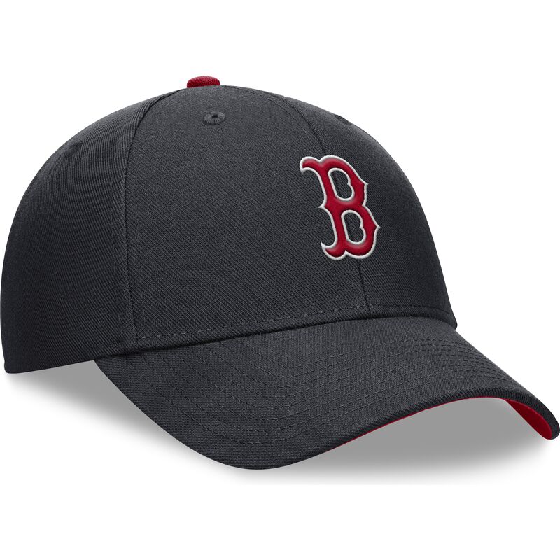 cap-kumer-navy-blue-adjustable-strap-lastele-dri-fit-club-structured-boston-red-sox-mlb-nike