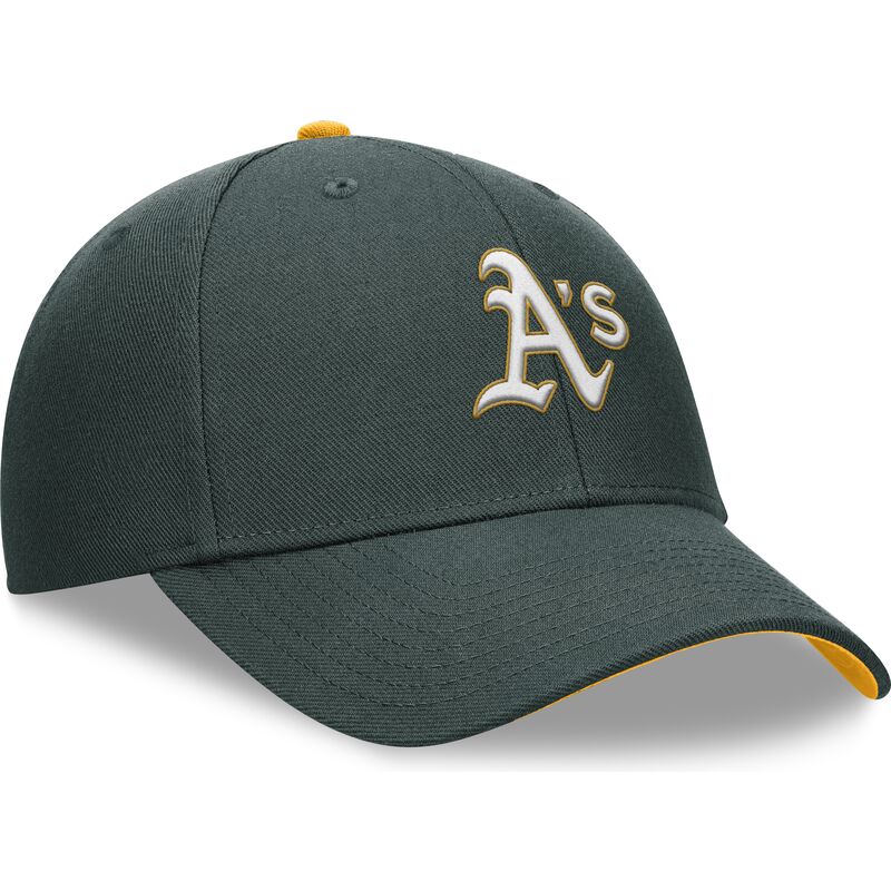 nike-curved-brim-youth-dri-fit-club-structured-oakland-athletics-mlb-green-adjustable-cap