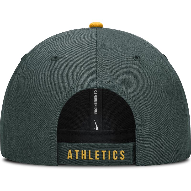 cap-kumer-green-adjustable-strap-lastele-dri-fit-club-structured-oakland-athletics-mlb-nike