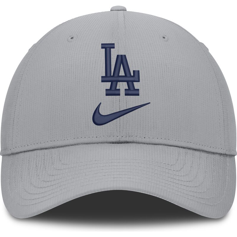 cap-kumer-gray-adjustable-strap-primetime-club-structured-uv-poly-ripstop-los-angeles-dodgers-mlb-nike cap-kumer-gray-adjustable-strap-primetime-club-structured-uv-poly-ripstop-los-angeles-dodgers-mlb-nike
