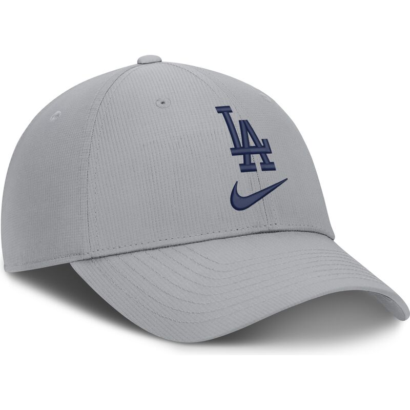 cap-kumer-gray-adjustable-strap-primetime-club-structured-uv-poly-ripstop-los-angeles-dodgers-mlb-nike cap-kumer-gray-adjustable-strap-primetime-club-structured-uv-poly-ripstop-los-angeles-dodgers-mlb-nike
