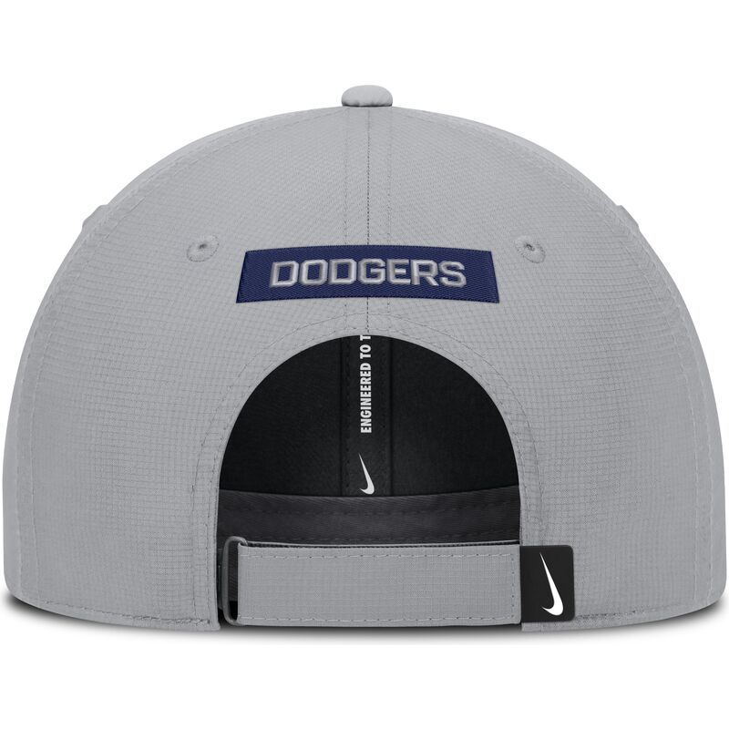 cap-kumer-gray-adjustable-strap-primetime-club-structured-uv-poly-ripstop-los-angeles-dodgers-mlb-nike cap-kumer-gray-adjustable-strap-primetime-club-structured-uv-poly-ripstop-los-angeles-dodgers-mlb-nike