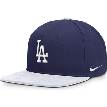 Mütsid lame sinine snapback Nike Dri-Fit Pro Structured Square Bill Los Angeles Dodgers MLB Nike