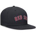 nike-flat-brim-dri-fit-true-structured-round-bill-boston-red-sox-mlb-navy-blue-fitted-cap