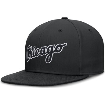 Mütsid lame must liibuv Dri-Fit True Structured Round Bill Chicago White Sox MLB Nike
