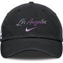 cap-kumer-black-adjustable-strap-mothers-day-club-unstructured-organic-cotton-los-angeles-dodgers-mlb-nike