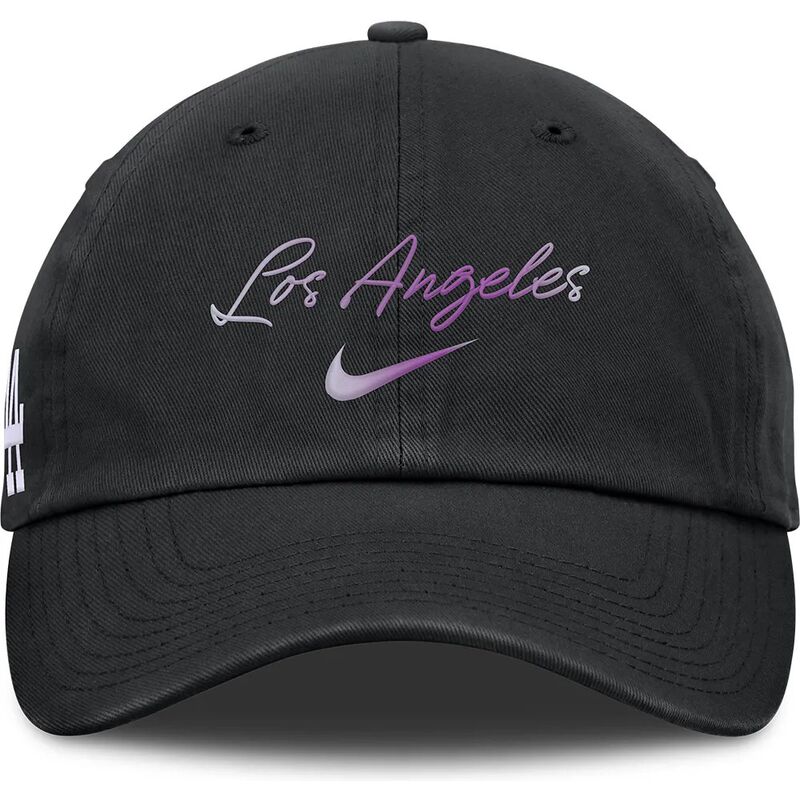 cap-kumer-black-adjustable-strap-mothers-day-club-unstructured-organic-cotton-los-angeles-dodgers-mlb-nike