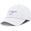cap-kumer-white-adjustable-strap-mothers-day-club-unstructured-organic-cotton-los-angeles-dodgers-mlb-nike