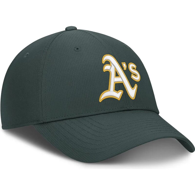 nike-curved-brim-club-structured-uv-poly-ripstop-oakland-athletics-mlb-green-adjustable-cap