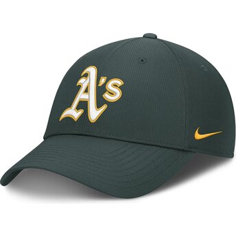 Mütsid kumer roheline reguleeritav Club Structured UV Poly Ripstop Oakland Athletics MLB Nike
