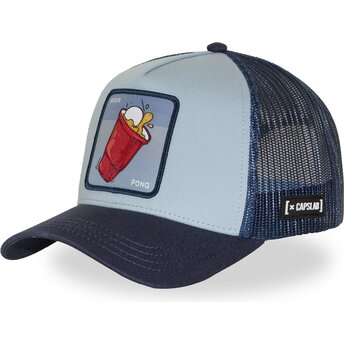 Cap kumer blue snapback Beer Pong Cocktails Capslab