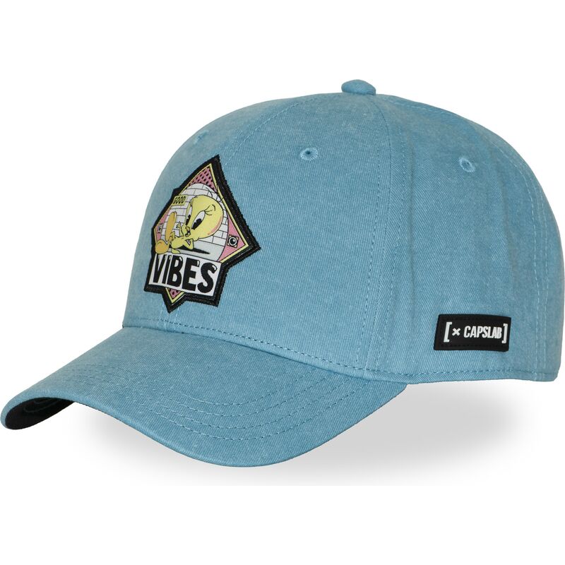 capslab-curved-brim-tweety-loo13-pcblifb-looney-tunes-blue-snapback-cap capslab-curved-brim-tweety-loo13-pcblifb-looney-tunes-blue-snapback-cap