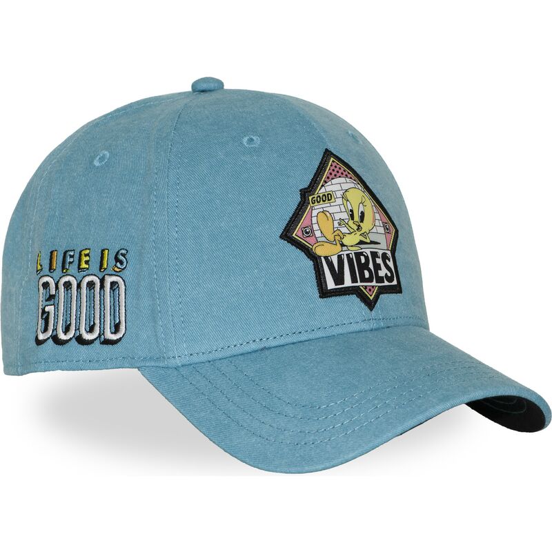 capslab-curved-brim-tweety-loo13-pcblifb-looney-tunes-blue-snapback-cap capslab-curved-brim-tweety-loo13-pcblifb-looney-tunes-blue-snapback-cap