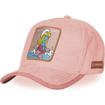 Mütsid kumer roosa snapback SMU SUR3B Smurfette Smurfid Capslab