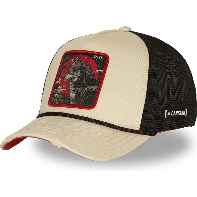 cap-kumer-beige-snapback-wolf-beasts-capslab