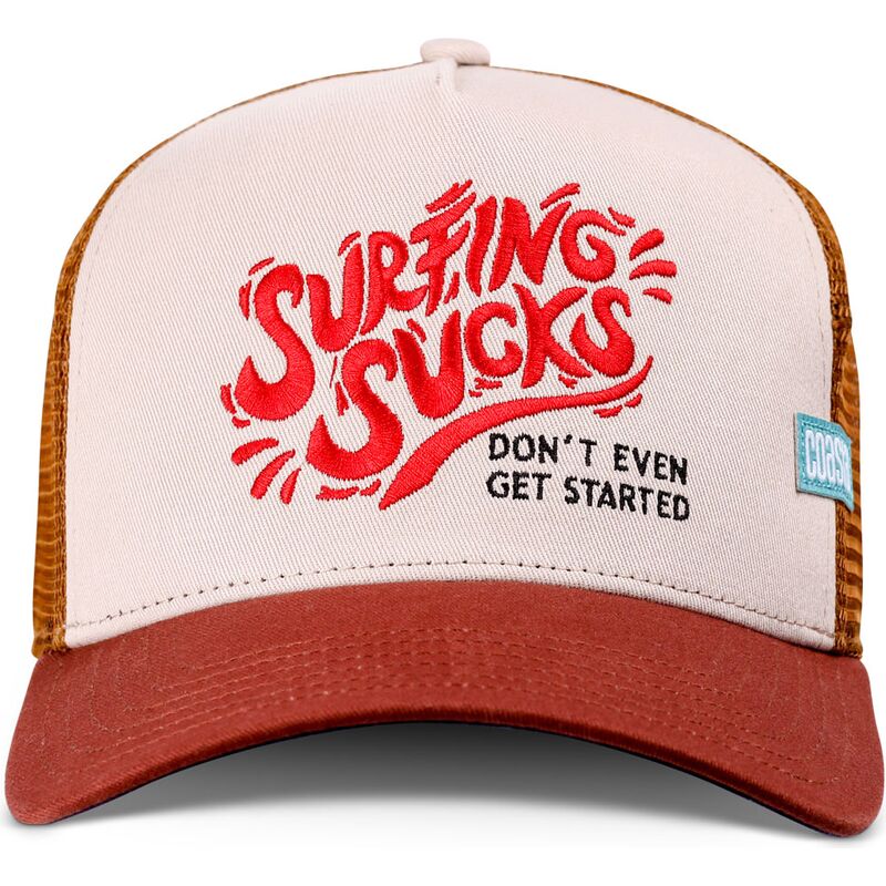 mutsid-kumer-pruun-snapback-surfing-sucks-coastal