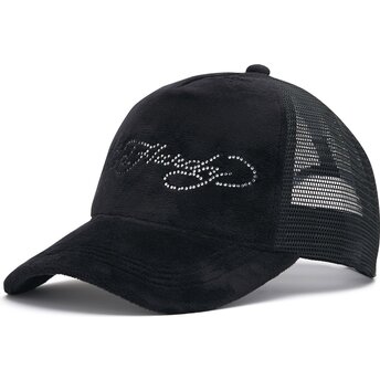 Mütsid kumer must snapback Core Silver Diamante Velour Ed Hardy