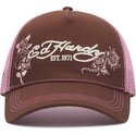 mutsid-kumer-pruun-snapback-rosa-skull-and-roses-ed-hardy