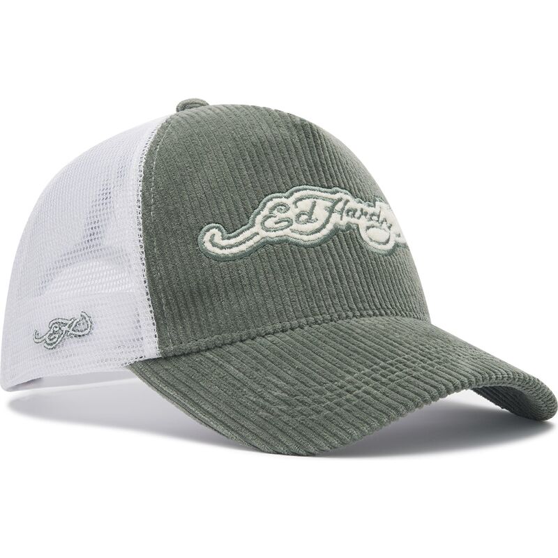 mutsid-kumer-roheline-snapback-embroidery-applique-cord-ed-hardy