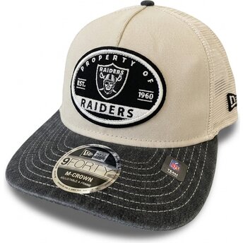 Mütsid kumer beež snapback 9FORTY M-Crown A Frame Fray Las Vegas Raiders NFL New Era